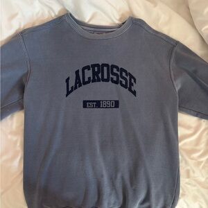 Lacrosse Blue Sweatshirt